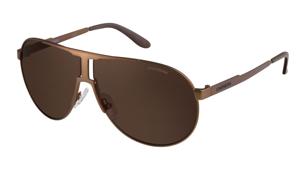 Carrera New Panamerika/S Bifocal Prescription Sunglasses NEWPAS-0OWO-LC-6409 - Lens Diameter 64 mm, Frame Color Light Brown
