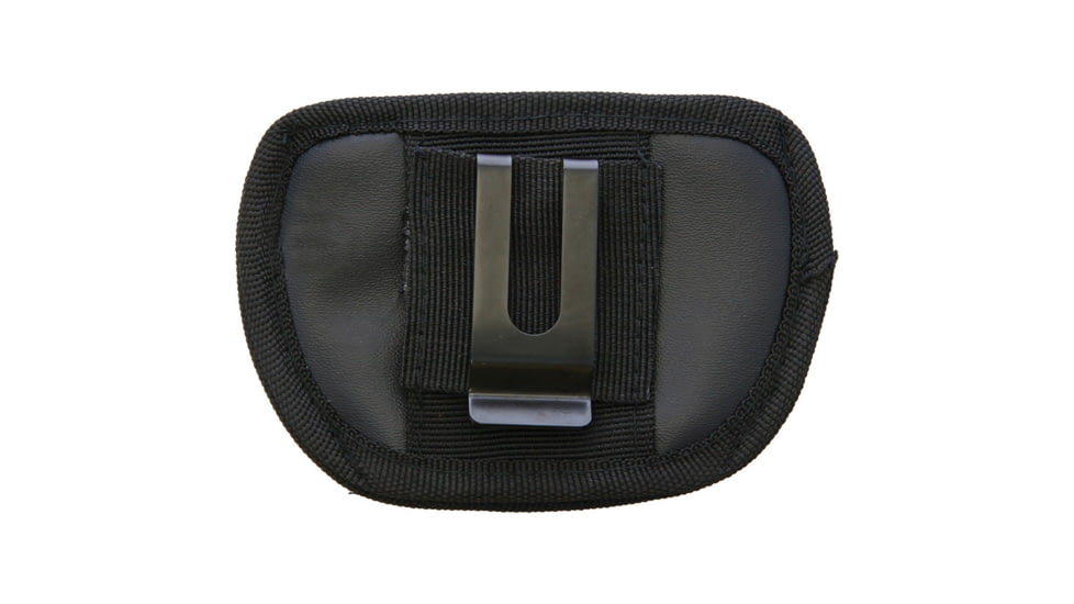 Carry All Concealed Carry Waist Holster, 5in X 2.5in, Solid Vinyl And Ballistic Nylon Construction With Metal Hardware, Fits Most Pistols, Black, Black, P0197