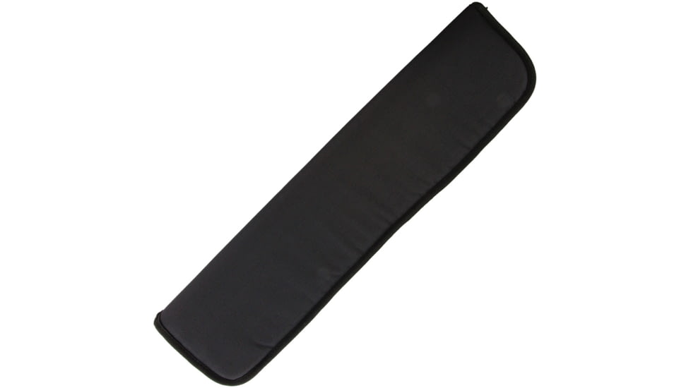 Carry All Cordura Knife Case, 21in, Cordura, Black, Padded Fleece Lining, Nylon Zipper, Black, PO117-21in 5.5in BLACK CORDURA