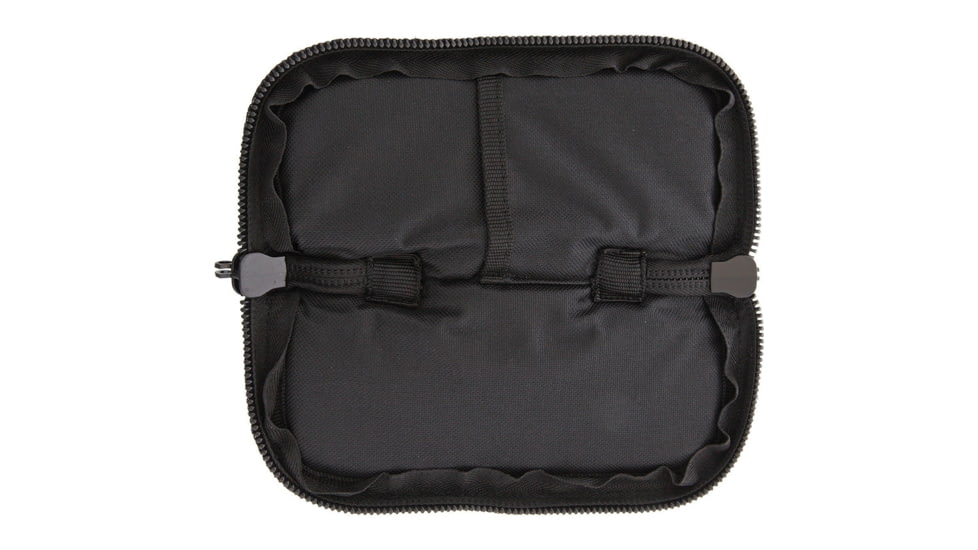 Carry All Cordura Zip Pouch with Cordura Construction, 7in, Cordura, Black, Zipper Closure, Padded Interior, PO233-7in -AC181