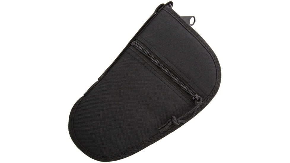 Carry All Pistol Case 9.5in, Condura, Black, Velveteen Lining, Zipper Closure, P0235-9.5in /AC184