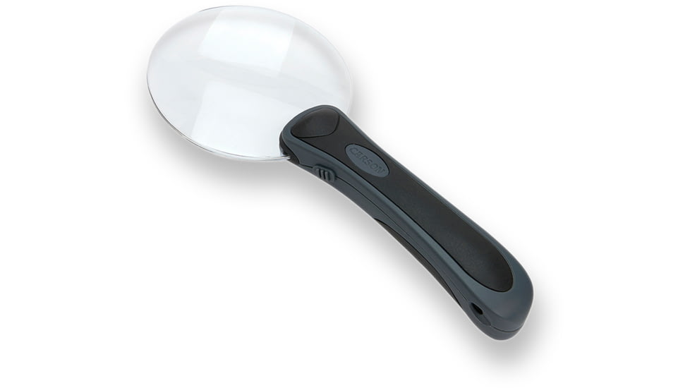 Carson 2x LED Lighted Rimless Magnifier w/ Batteries and Case RM-95
