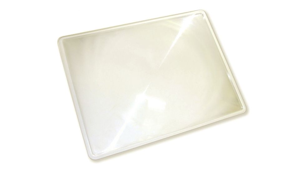 Carson 2x Rigid Frame Full Page Magnifier Loupes, Black/Green, Pack of 8, DM-21MU