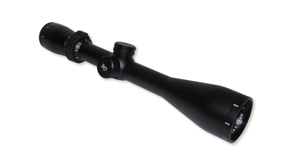 Carson 3D Series 4.5-14x44mm Rifle Scope w/ Multiplex Reticle RS-444MP