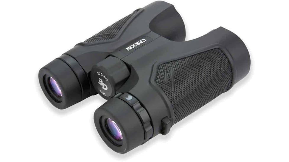 Carson 3D 8x42mm Roof Prism Binoculars, Matte, Black, TD-842ED