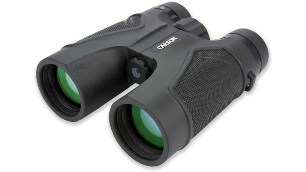 Carson 3D 8x42mm Roof Prism Binoculars, Matte, Black, TD-842ED