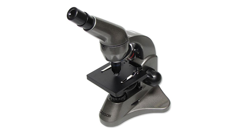 Carson 40X-400X Table Top Microscope, Gray MS-040
