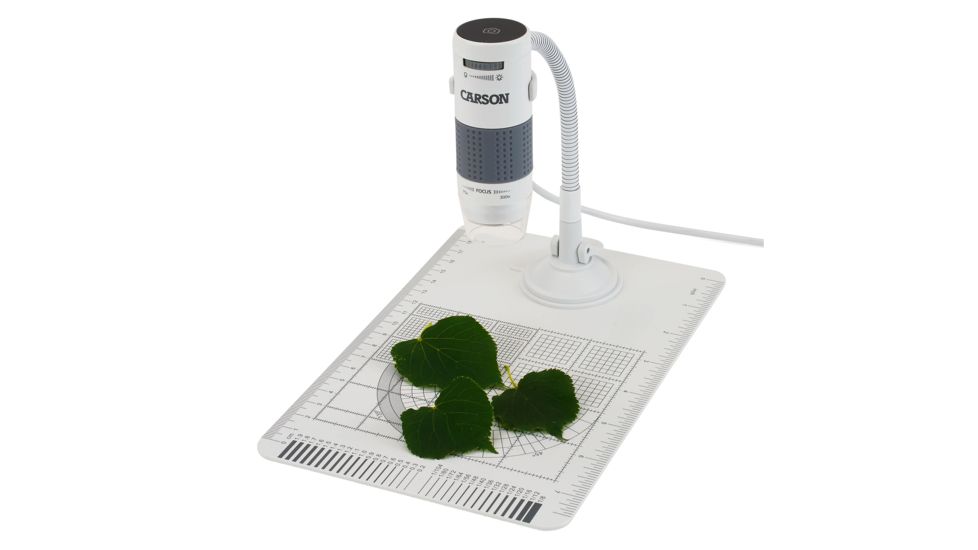 Carson 75/x300x eFlex Digital Microscope w/Flex Neck Stand and Base MM-840