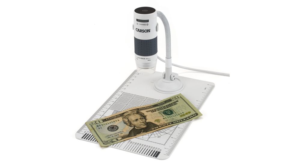 Carson 75/x300x eFlex Digital Microscope w/Flex Neck Stand and Base MM-840