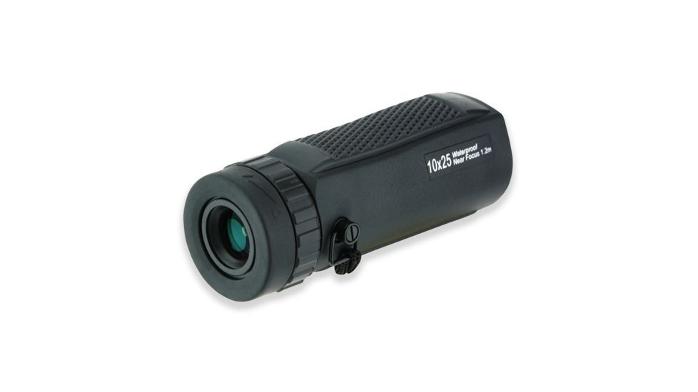 Carson BlackWave 10X25mm Waterproof Monocular, Black WM-025