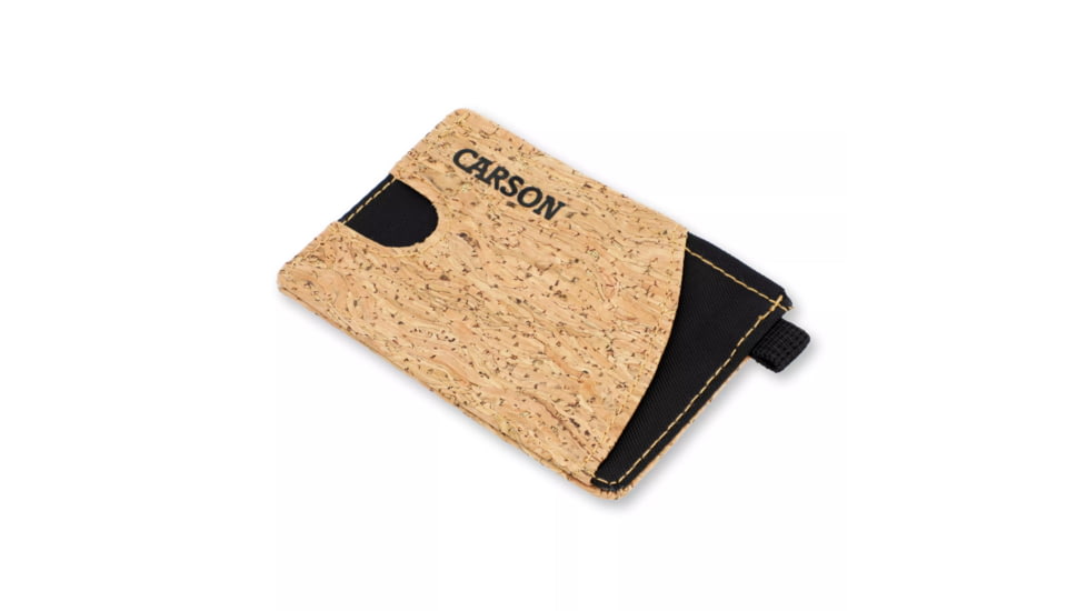 Carson CorkTek Compact Travel Wallet, Black, EW-30BK