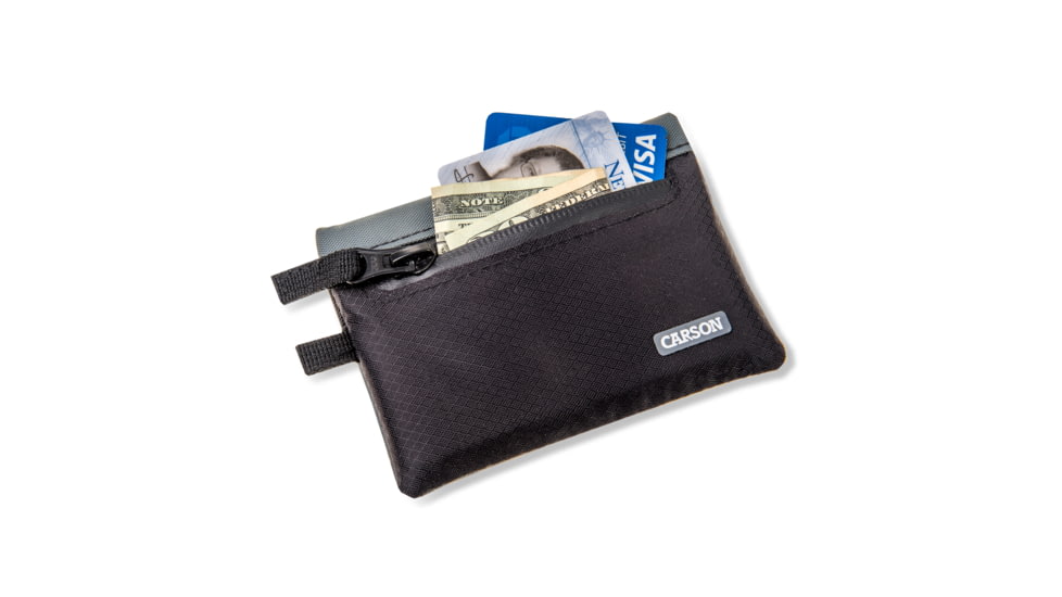Carson Floating Wallet, Black/Grey, 4.5X.7X3.4, EW-20GY
