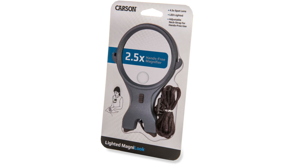 Carson Lighted MagniLook 2.5x Magnifier Loupe LK-30