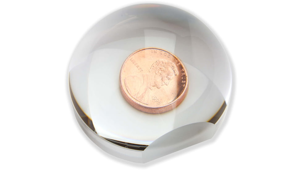 Carson LumiDome Plus 2x Polished Ball Loupe with 75mm base LD-75