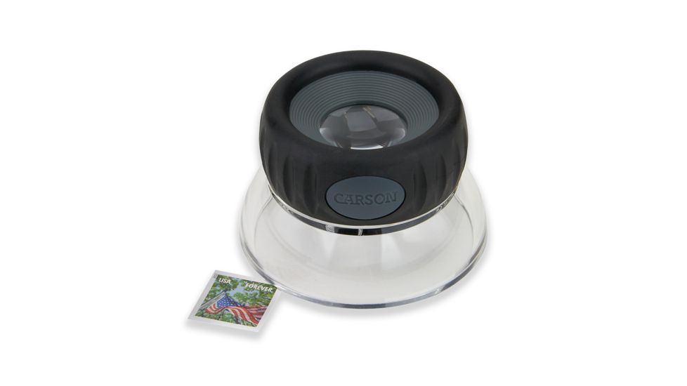 Carson LumiLoupe Plus 11.5x Focusing Stand Magnifier LO-10