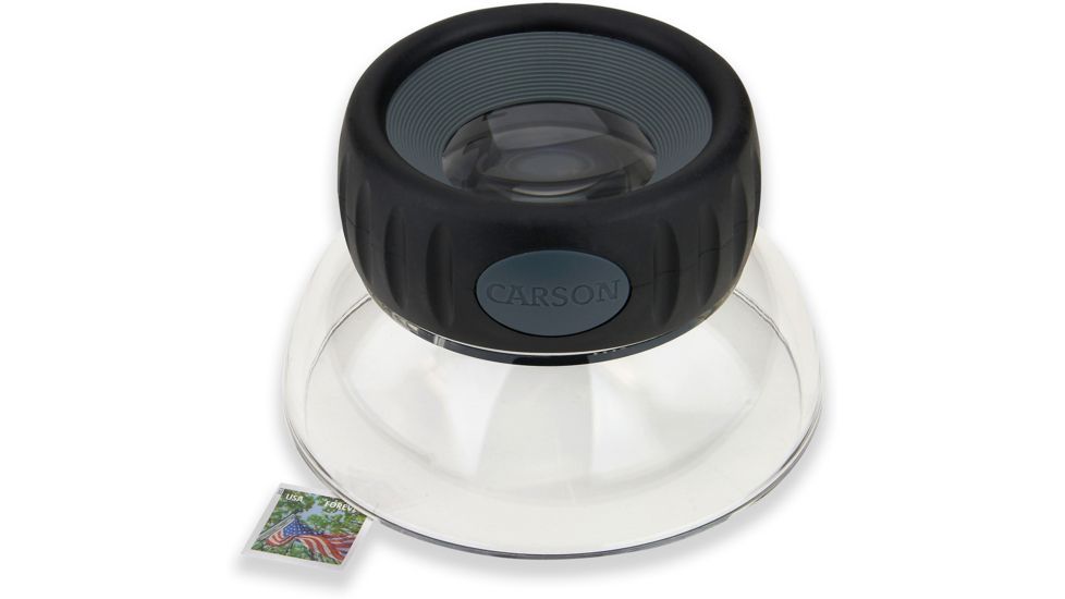 Carson LumiLoupe Plus 6x Focusing Stand Magnifier LO-06