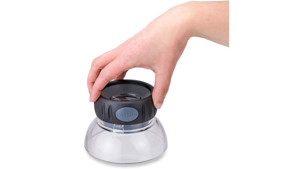 Carson LumiLoupe Plus 6x Focusing Stand Magnifier LO-06