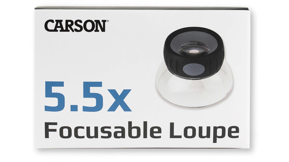 Carson LumiLoupe Plus 6x Focusing Stand Magnifier LO-06