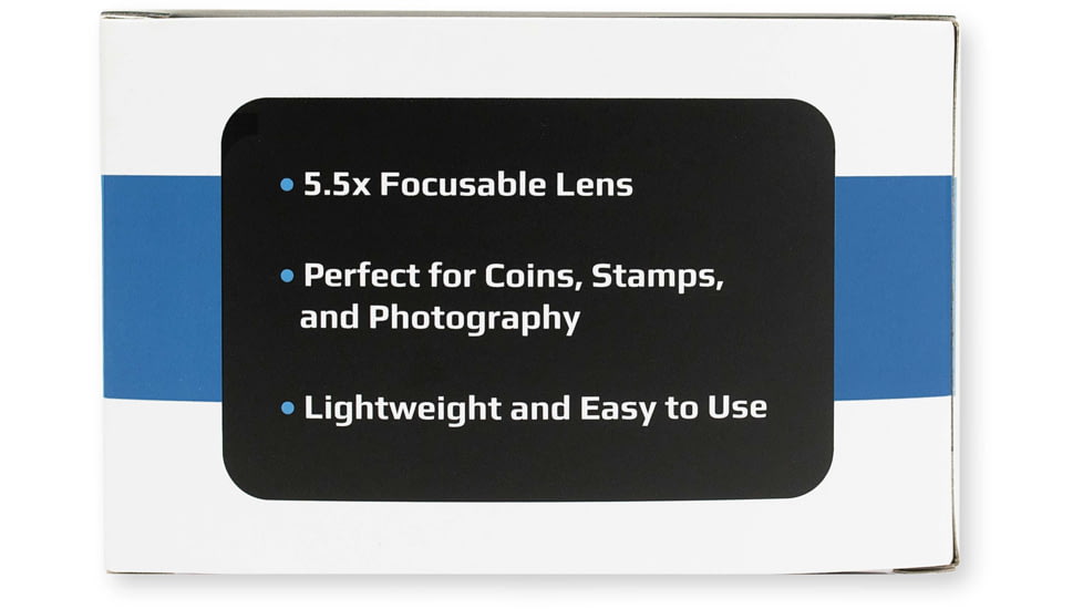 Carson LumiLoupe Plus 6x Focusing Stand Magnifier LO-06