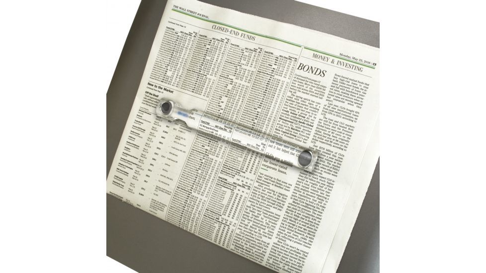 Carson MagniCraft 1.5x Bar Magnifier Loupe with Built-in Magnets MC-10