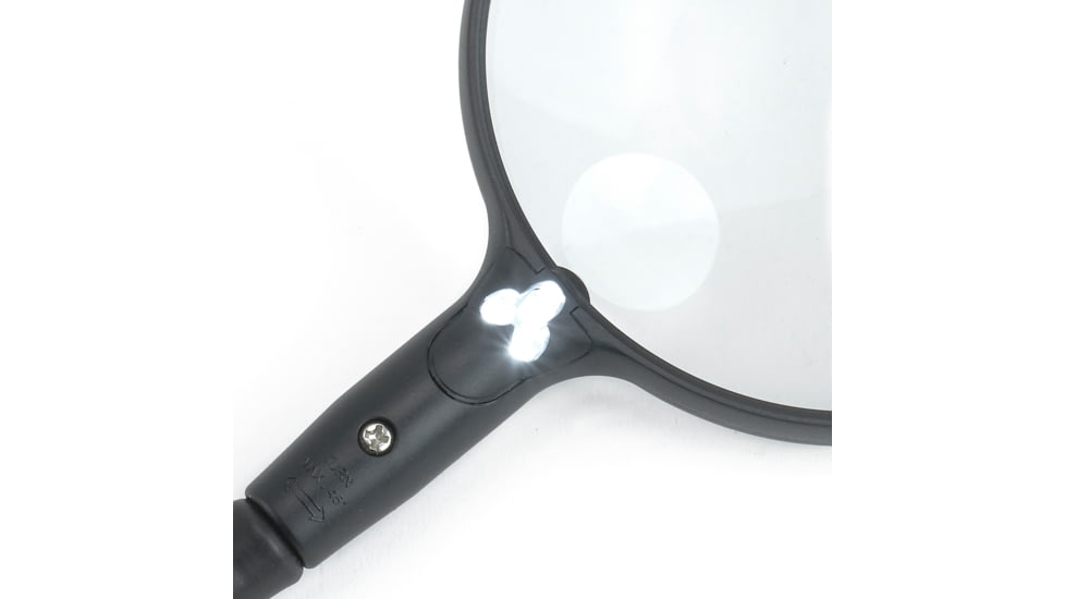 Carson MagniFlex LED Lighted Flexible Magnifier w/ Table Clamp and Power Adapter CL-65
