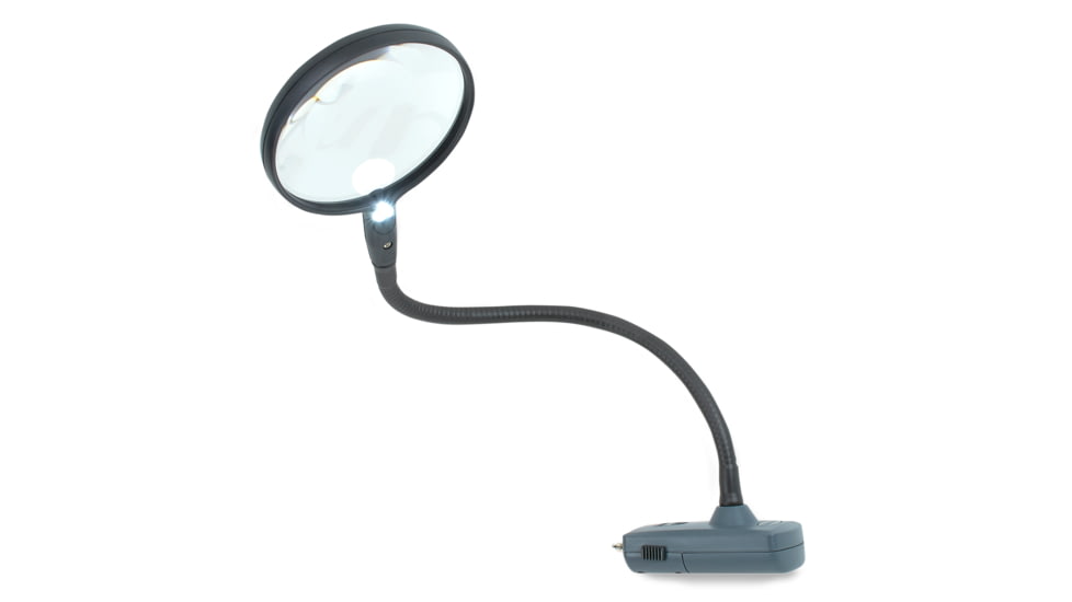 Carson MagniFlex LED Lighted Flexible Magnifier w/ Table Clamp and Power Adapter CL-65