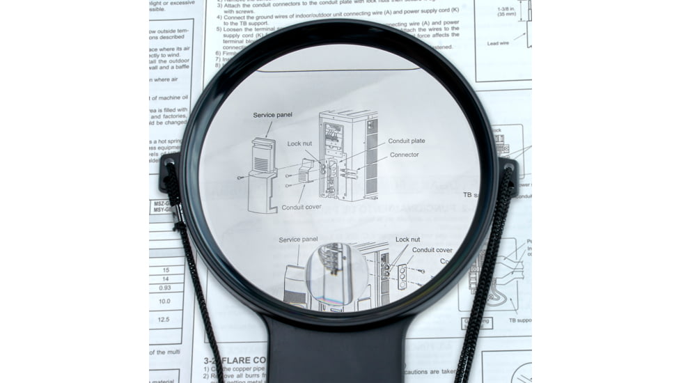 Carson MagniFree 2x Hands-Free Magnifier with 3.5x Spot Lens, HF25