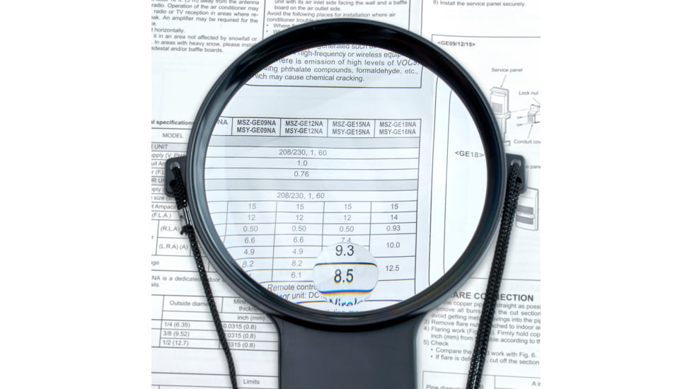 Carson MagniFree 2x Hands-Free Magnifier with 3.5x Spot Lens, HF25