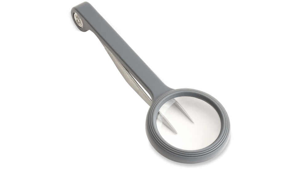 Carson MagniGrip 4x Magnifier with Attached Precision Tweezers MG-55