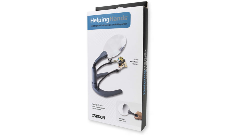 Carson MagniLamp Deluxe Magnifier Light Loupe, Silver GN-88