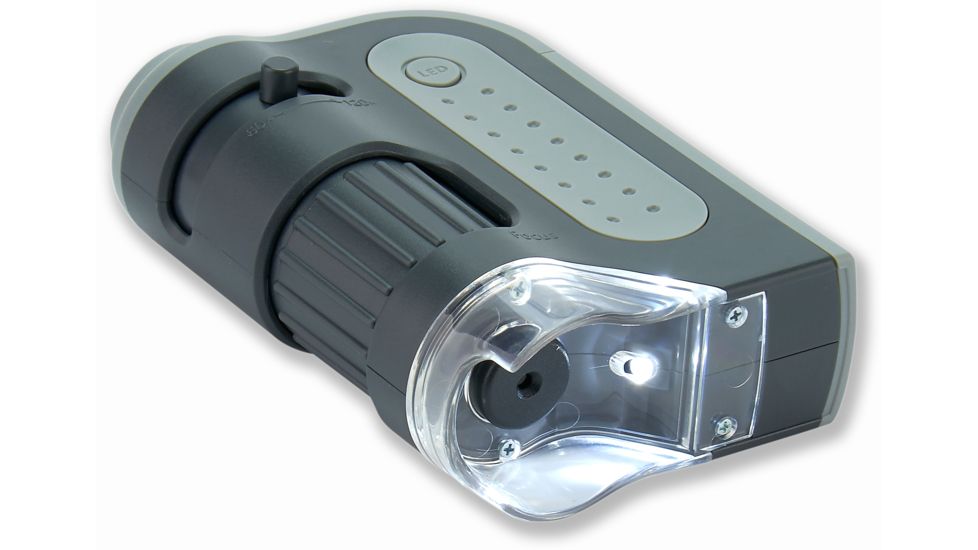 Carson Microbrite Plus 60-120x Pocket Microscope,Black/Grey MM-300