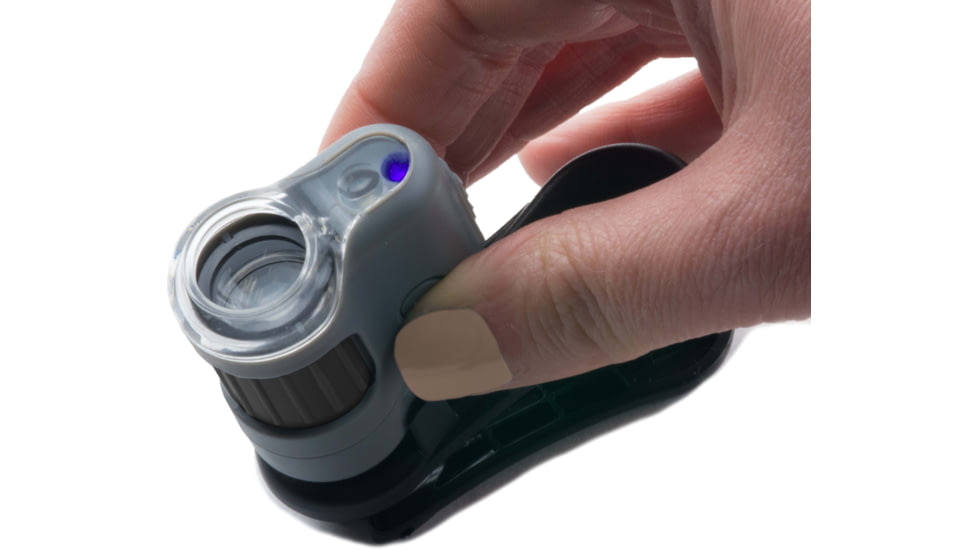 Carson MicroMini HookUpz 20X Microscope, Black/Grey, MM-380