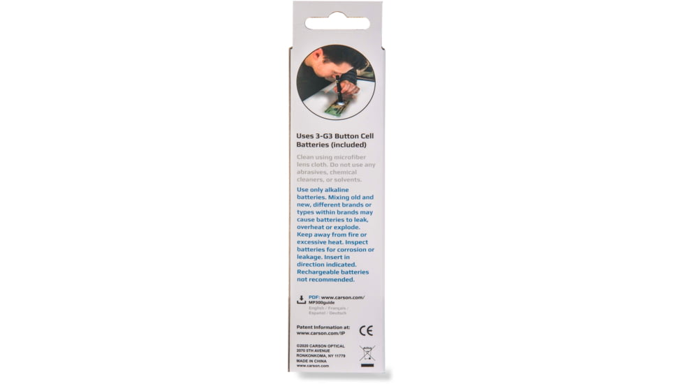 Carson MicroPen 24X-53X Microscope Pen, Black MP-300