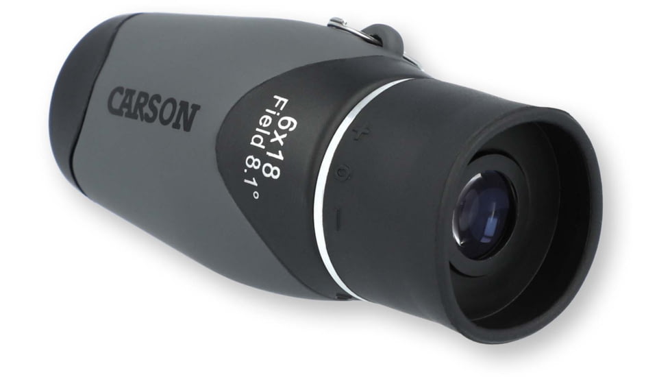 Carson MiniMight 6X18mm Monocular, Gray MM-618