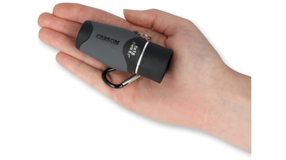 Carson MiniMight 6X18mm Monocular, Gray MM-618