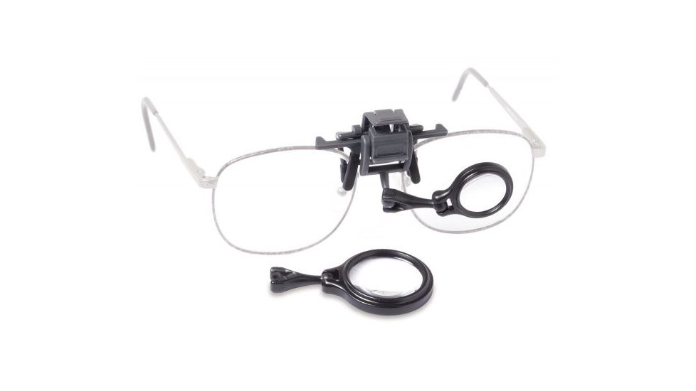 Carson OcuLens 5x / 7x Clip-on Adjustable Eyeglass Magnifier Loupe Set OL-57