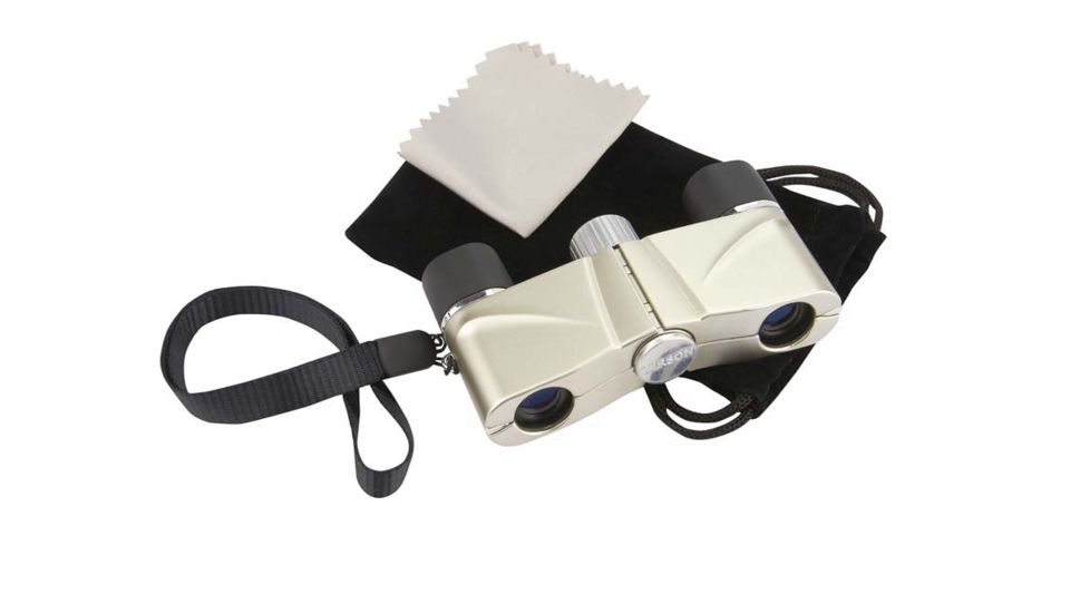 CARSON OperaView Compact Opera Binocular, Silver OV-410