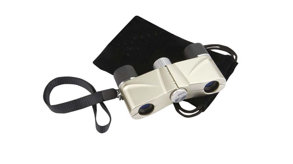 CARSON OperaView Compact Opera Binocular, Silver OV-410