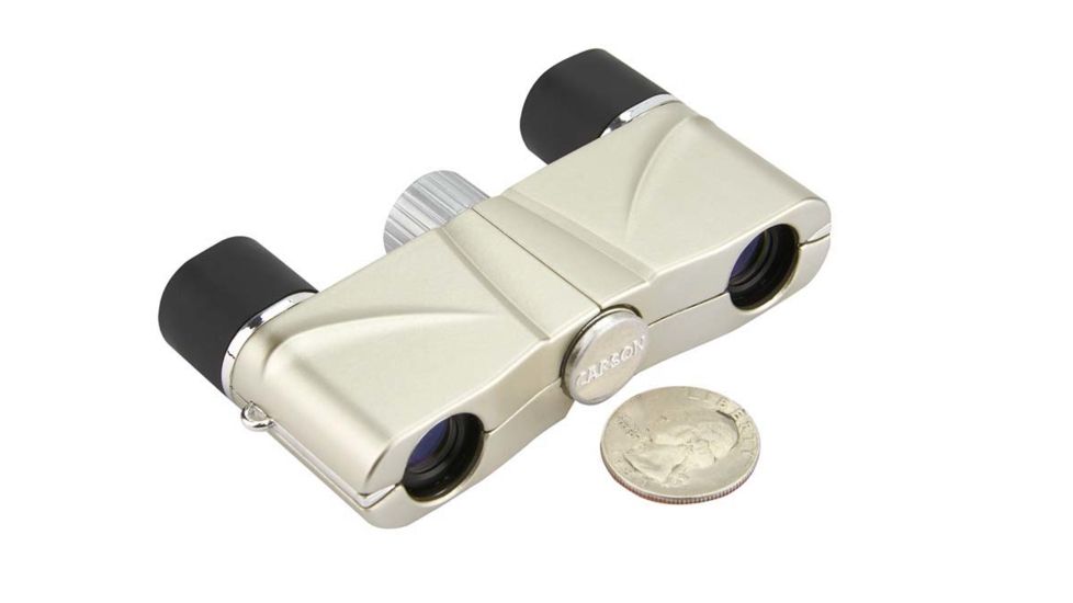 CARSON OperaView Compact Opera Binocular, Silver OV-410