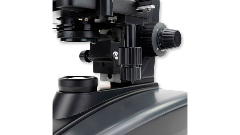 Carson Optical Advanced 40x-1600x LED Lit Binocular Compound Microscope, Black, 8.5 in x 6.9 in x 14.1 in, MS-170