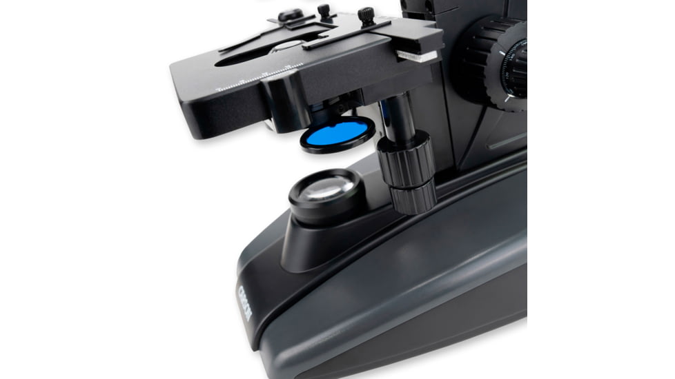 Carson Optical Advanced 40x-1600x LED Lit Binocular Compound Microscope, Black, 8.5 in x 6.9 in x 14.1 in, MS-170