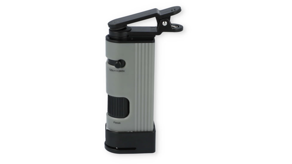 Carson Optical MP-400 MicroPic 120-240x Pocket Microscope, Gray, 1.0 in x 1.7 in x 5.1 in, MP-400