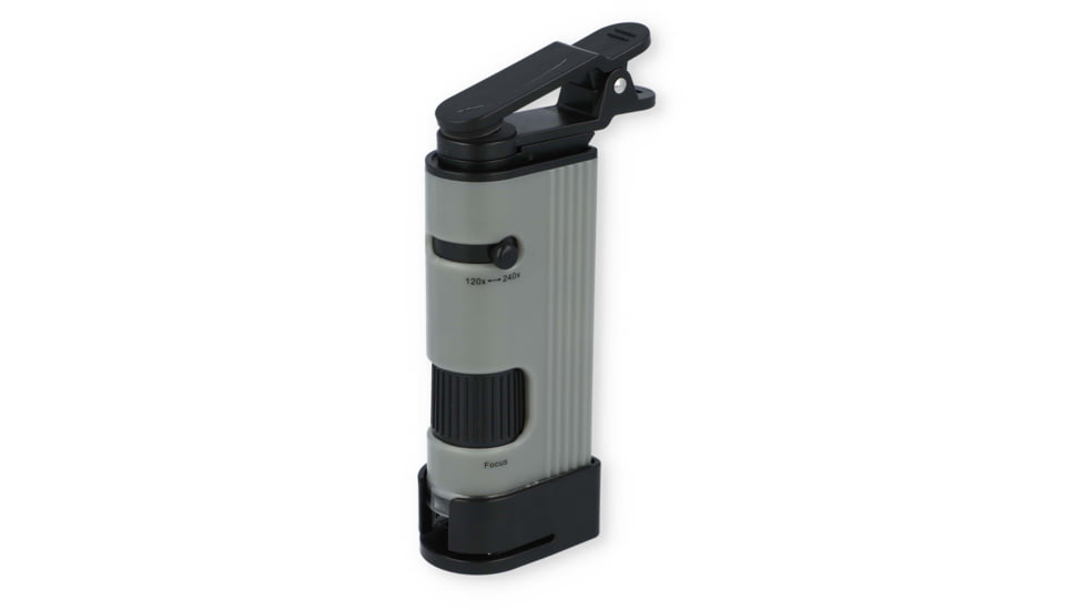 Carson Optical MP-400 MicroPic 120-240x Pocket Microscope, Gray, 1.0 in x 1.7 in x 5.1 in, MP-400