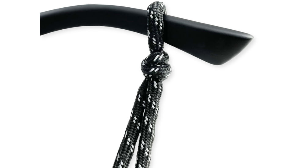 Carson Optical Paracord Eyewear Retainers, Black/Reflective Grey, EX-50BGY