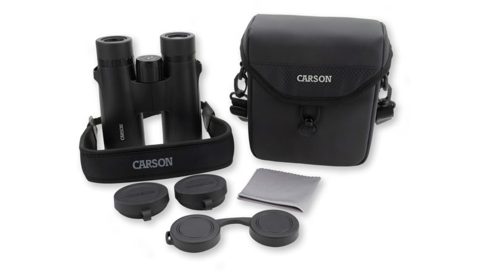 Carson Optical VX Series 10x42mm Porro Prism Binoculars, Black, VX-042