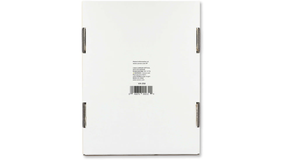 Carson Optical VX Series 12x50mm Binoculars, Black, 6.5 in x 5.1 in x 2.3 in, VX-250