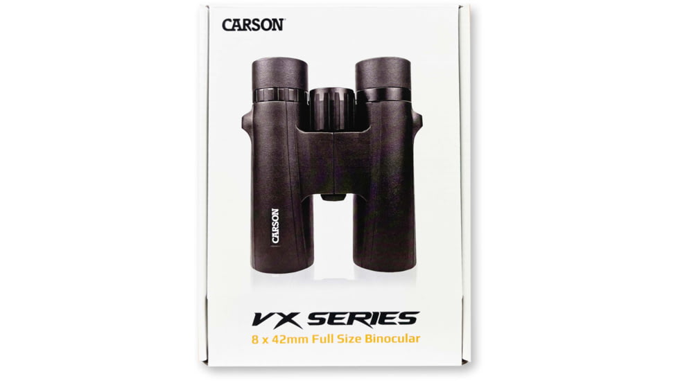 Carson Optical VX Series 8x42mm Porro Prism Binoculars, Black, VX-842