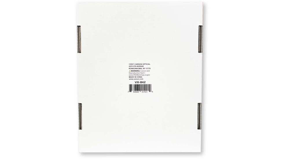 Carson Optical VX Series 8x42mm Porro Prism Binoculars, Black, VX-842