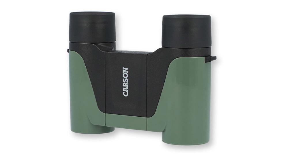 Carson Optical Wild Cat Series 7x18mm Binoculars, Green, 3.2 in x 4.4 in x 1.3 in, WC-718