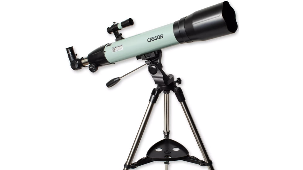 Carson Stara 35-70x 80mm Refractor Telescope, Gray, SR-200